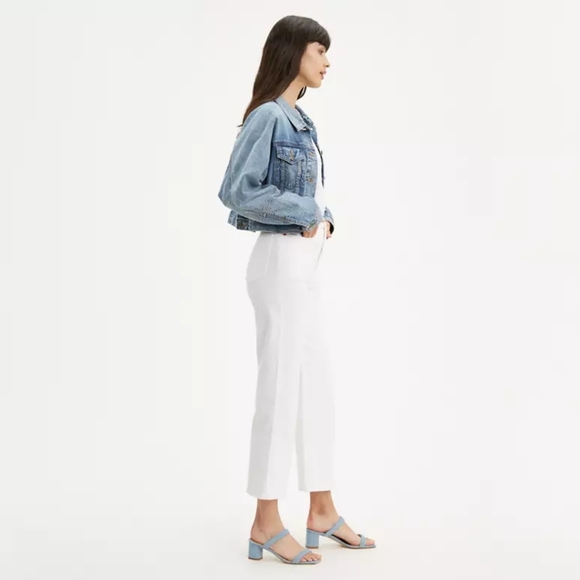 LEVI'S Ribcage Straight Ankle in Cloud Over Size 27 - Picture 6 of 16